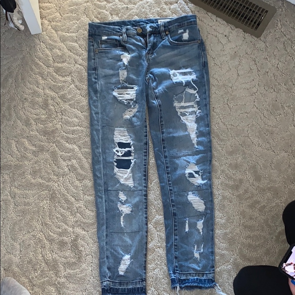Blank NYC Jeans “crop girlfriend”